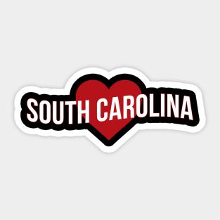 South Carolina Love Sticker